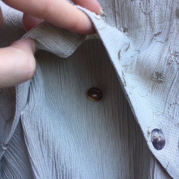 ⭐️ VTG Wild Rose Vintage Front Slit Maxi Dress - Picture 13 of 15